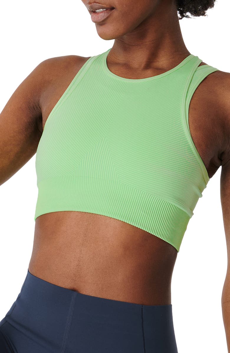 Sweaty Betty Illusion Seamless Sports Bra, Main, color, 