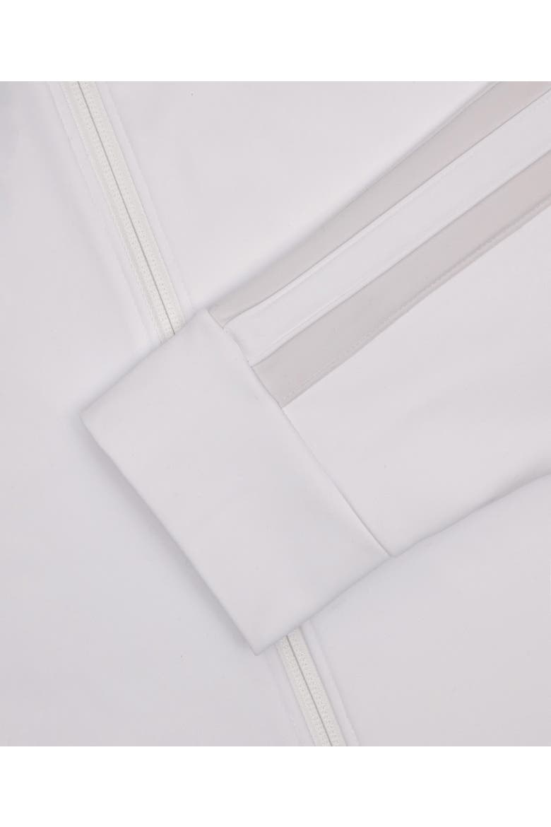 Tipped Warm-Up Jacket 2.0, Alternate, color, White Grey