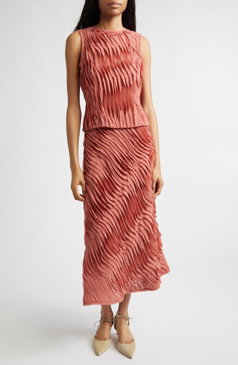 Ulla Johnson Celina Sleeveless Top, Alternate, color, Chestnut