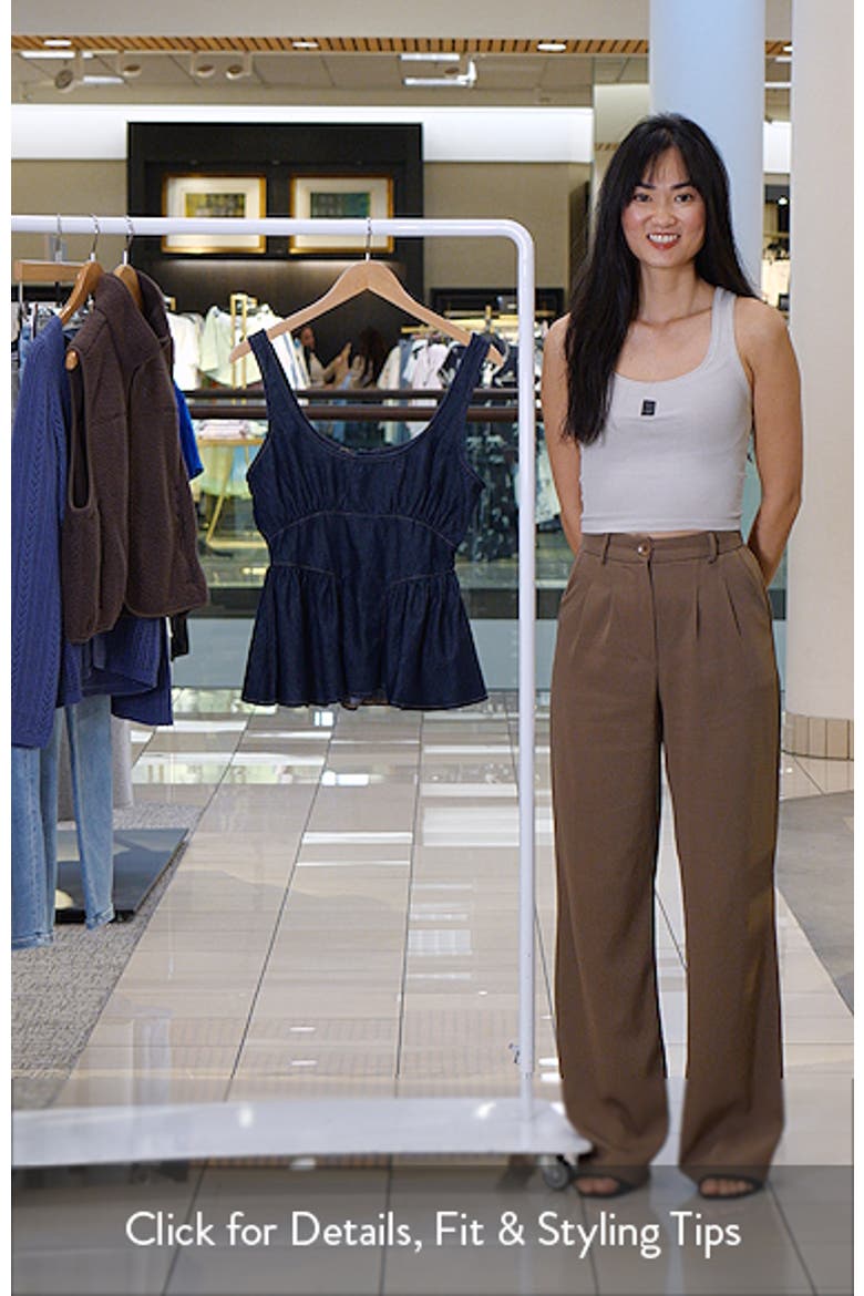 Denim Peplum Tank video