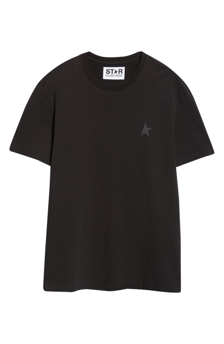 Golden Goose Black Star Collection Cotton Graphic T-Shirt, Alternate, color, Black