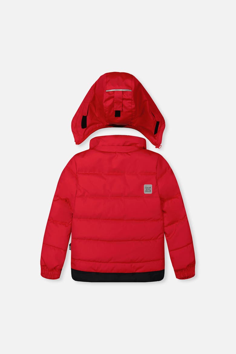 Play Reinforced Jacket & Pants Neckwarmer Two Piece Snowsuit, Alternate, color, Rouge