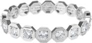 CZ by Kenneth Jay Lane Hexagon Cubic Zirconia Stretch Bracelet