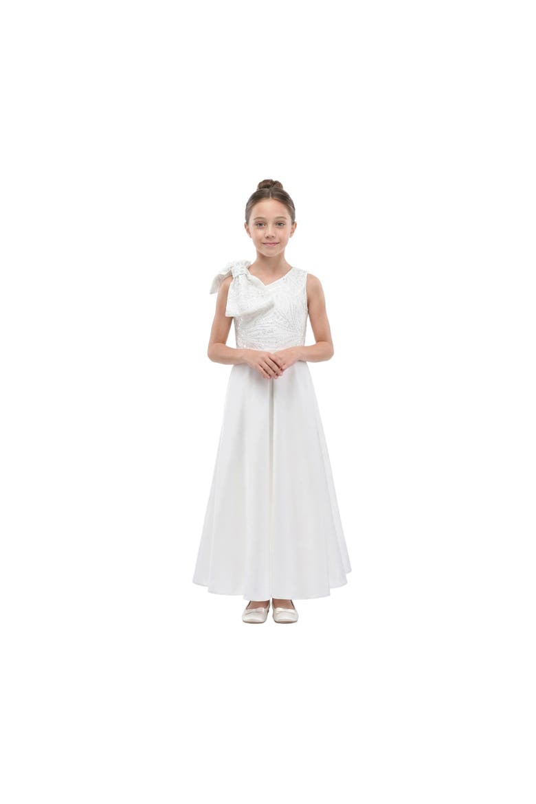 Theia Dress, Alternate, color, White