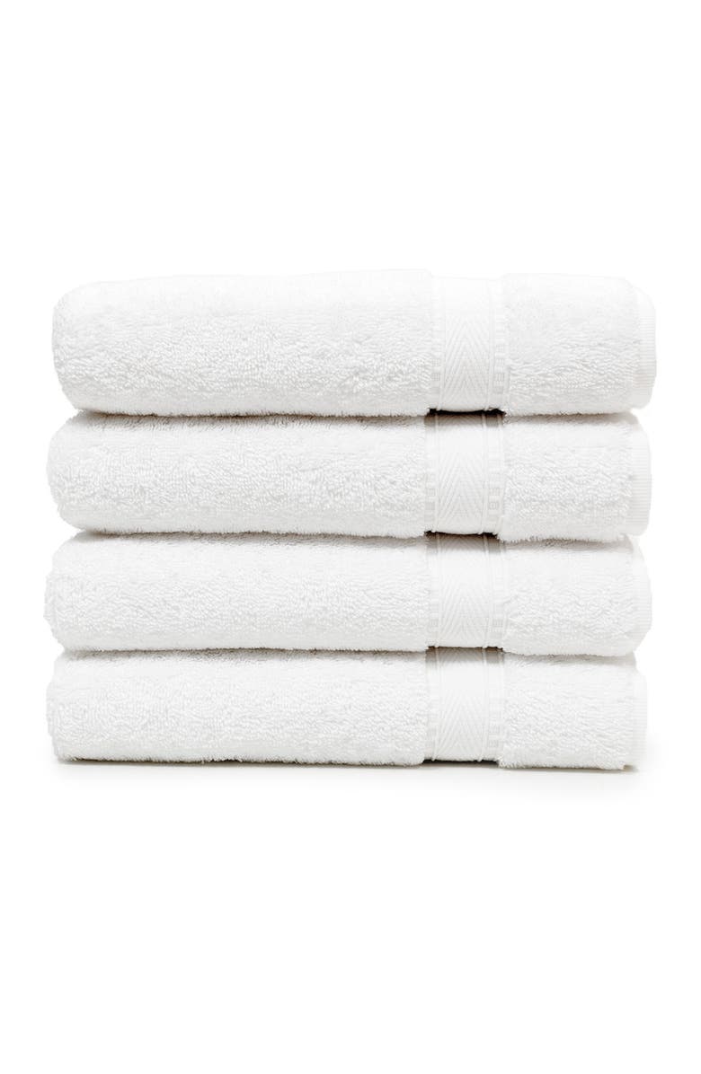Linum Home Textiles Sinemis Terry Hand Towels - Set of 4 - White, Main, color, White