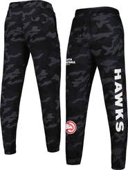 New Era Men's New Era Black/Camo Atlanta Hawks Tonal Joggers