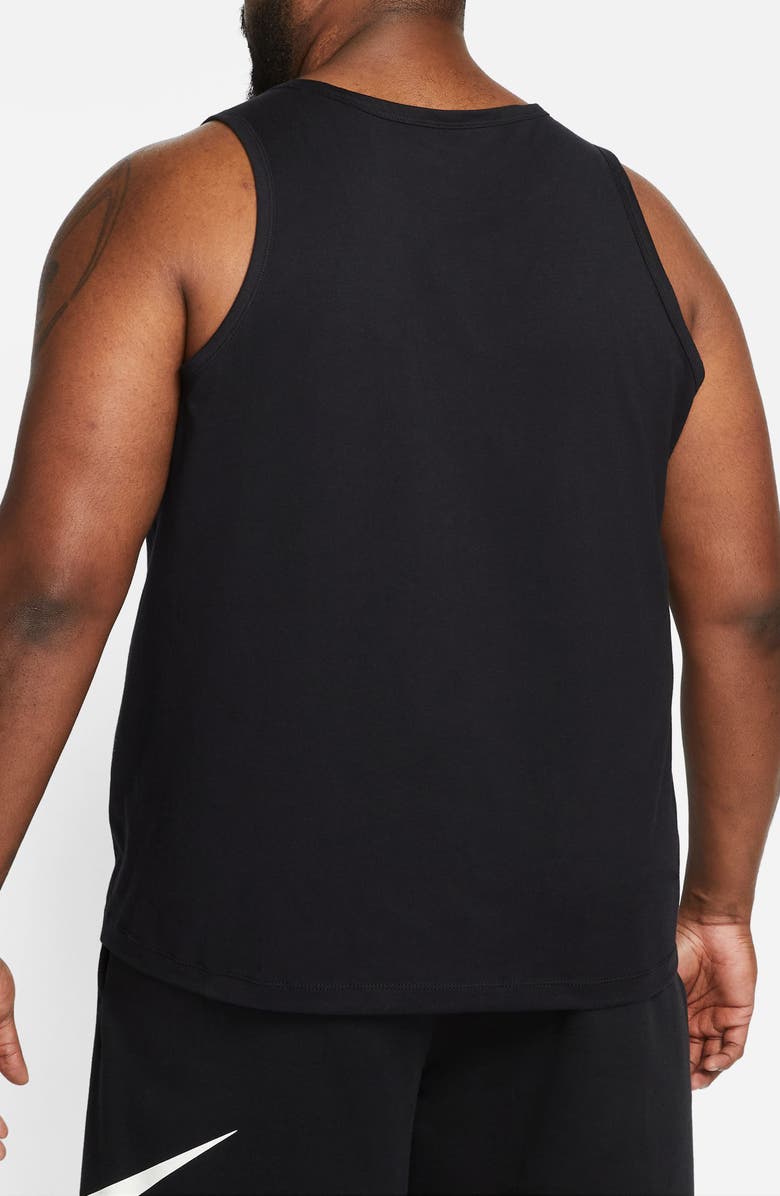 Nike Club Tank Top, Alternate, color, 10 Black/White