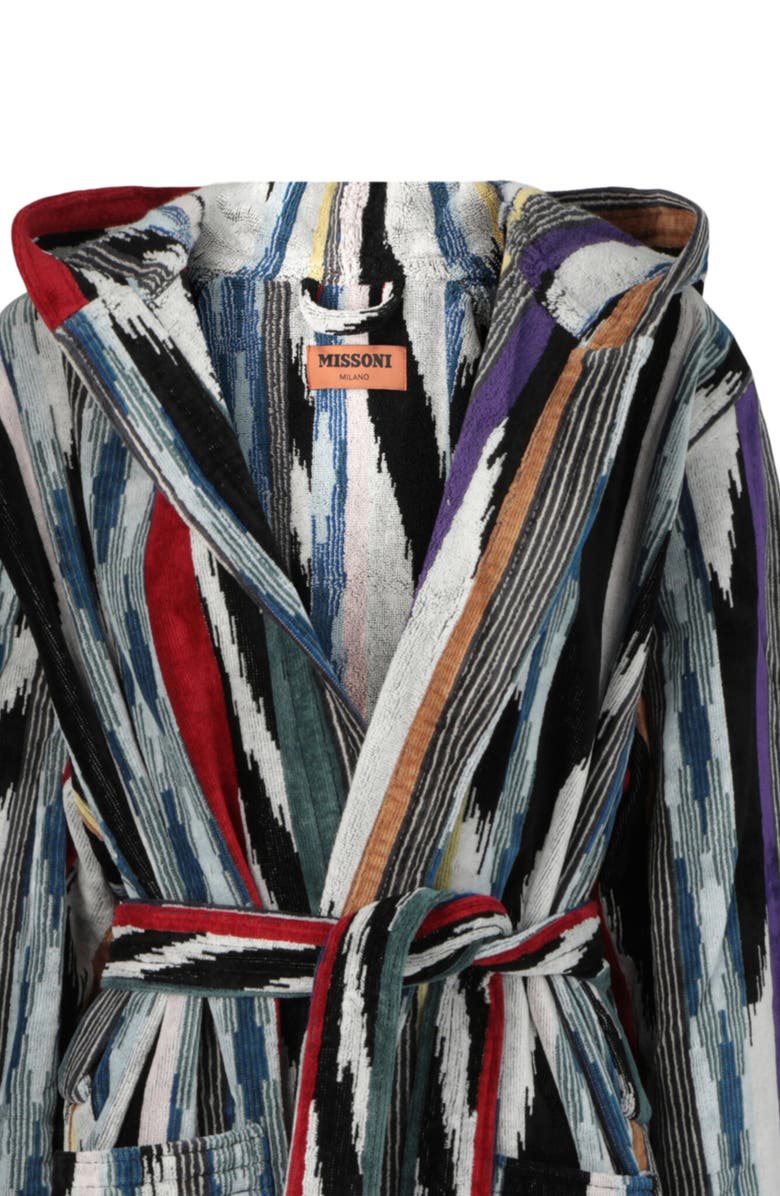 Missoni Clint Hooded Bathrobe, Alternate, color,