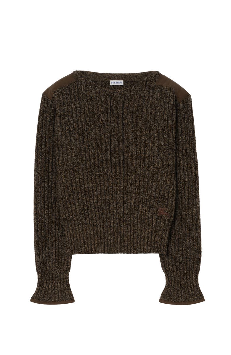 Burberry Wool Cashmere Sweater, Main, color, Juniper Green