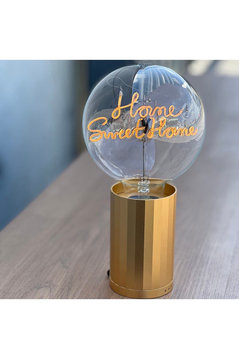 Home Sweet Home Portable Table Lamp, Alternate, color, Olive