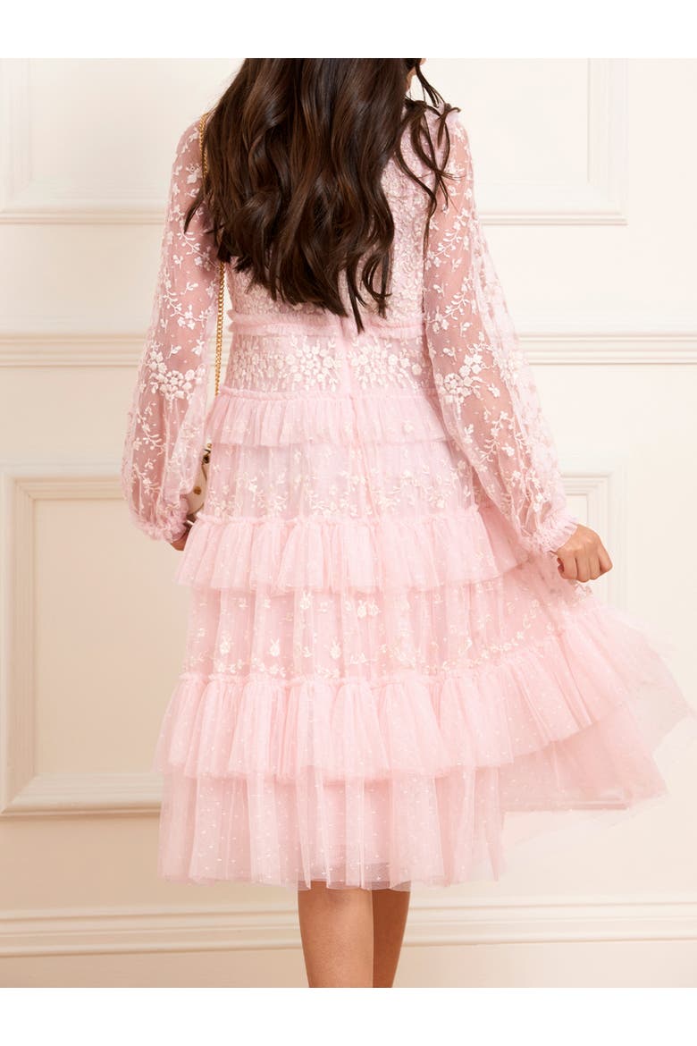 Kid's Blossom Lace Kids Dress, Alternate, color, Dusk Pink/Cream