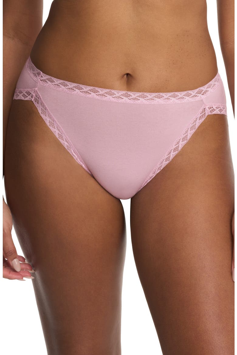 Bliss Cotton French Cut Briefs, Main, color, PINK VELVT