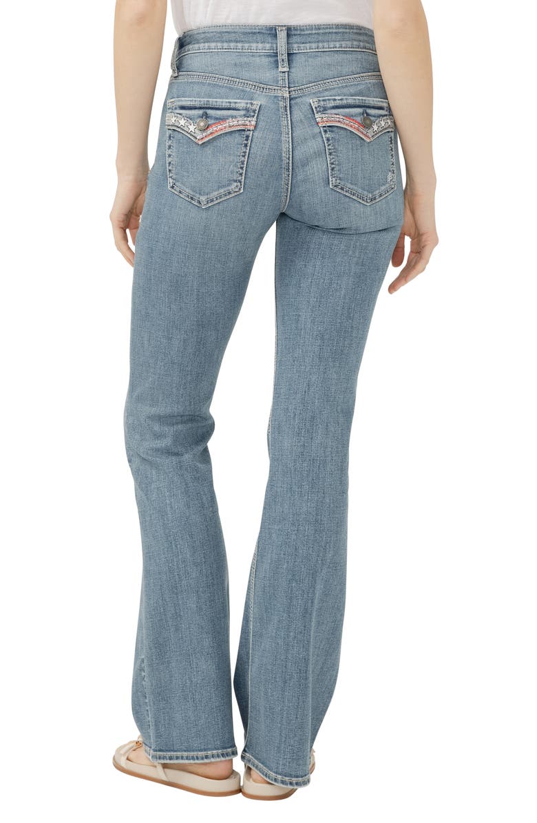 Silver Jeans Co. Suki Americana Curvy Mid Rise Bootcut Jeans, Alternate, color, Freedom
