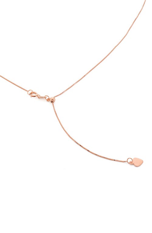 FUZION CREATIONS FUZION CREATIONS 10K GOLD BOX CHAIN NECKLACE