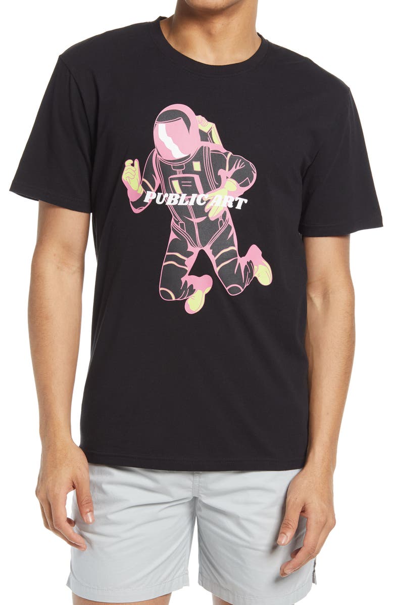 Public Art Men's Spaceman Graphic Tee, Main, color,