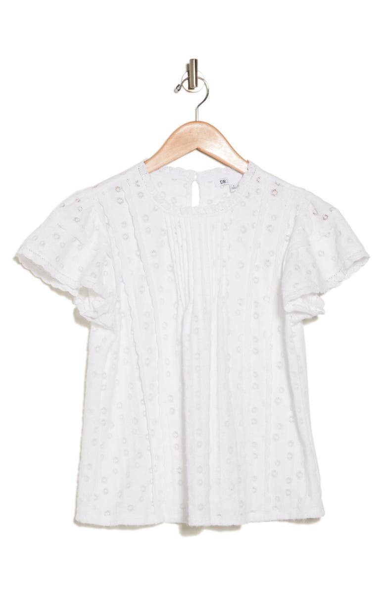 DR2 by Daniel Rainn Eyelet Embroidered Top, Alternate, color, 