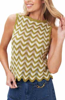 Chevron Crochet Top