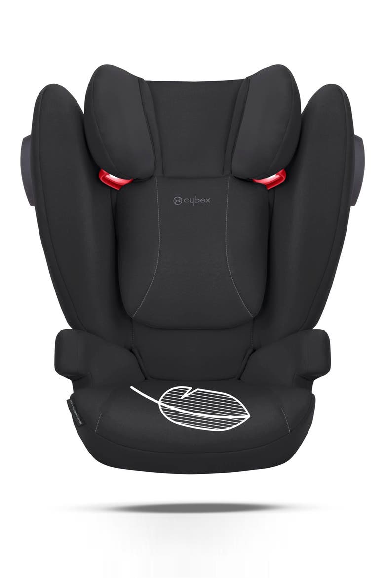 Solution B2-Fix+ Lux Booster Seat, Alternate, color, VOLCANO BLACK