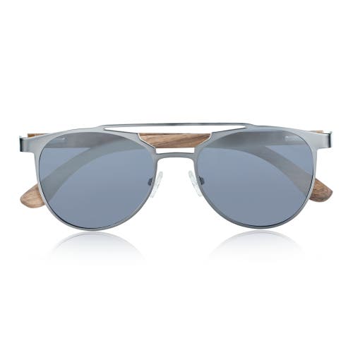 Earth Wood Kotor Polarized Sunglasses In Blue