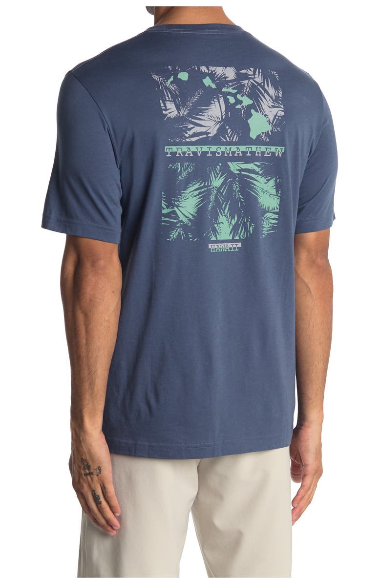 TravisMathew Birds of Paradise Crew Neck T-Shirt, Alternate, color,