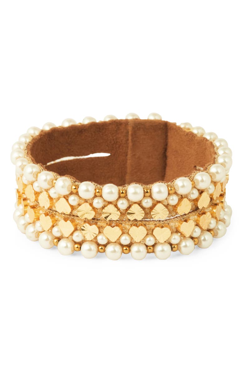 Deepa Gurnani Hudson Bracelet, Main, color,