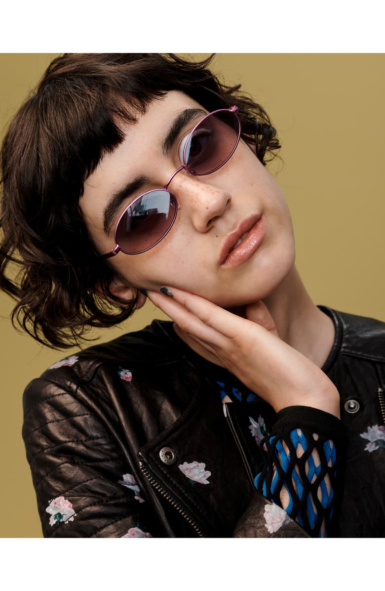 Le Specs Love Train 51mm Oval Sunglasses, Alternate, color, 