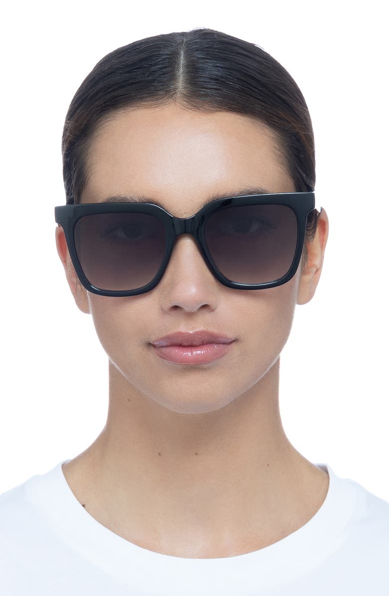 AIRE Meteorite 54mm Gradient D-Frame Sunglasses, Alternate, color,