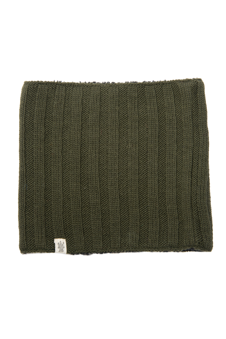 Ribbed Neckwarmers, Main, color, Olive