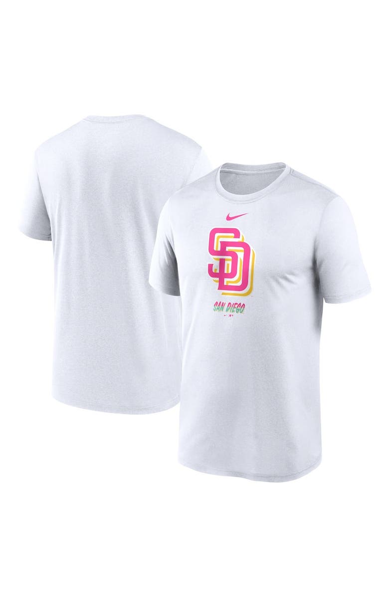 Nike Men's Nike White San Diego Padres City Connect Logo T-Shirt, Main, color, White