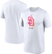 Nike Men's Nike White San Diego Padres City Connect Logo T-Shirt