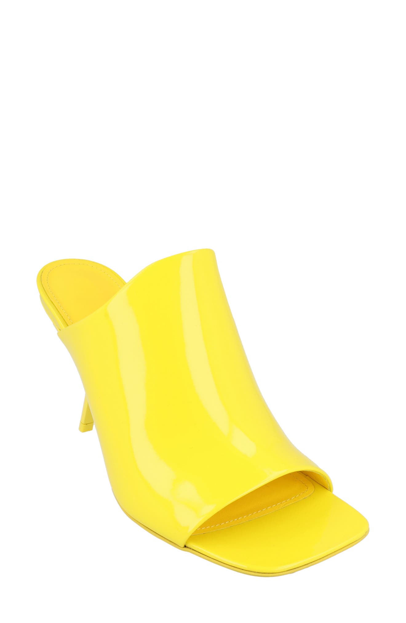 FERRAGAMO Slide Sandal, Main, color, Yellow