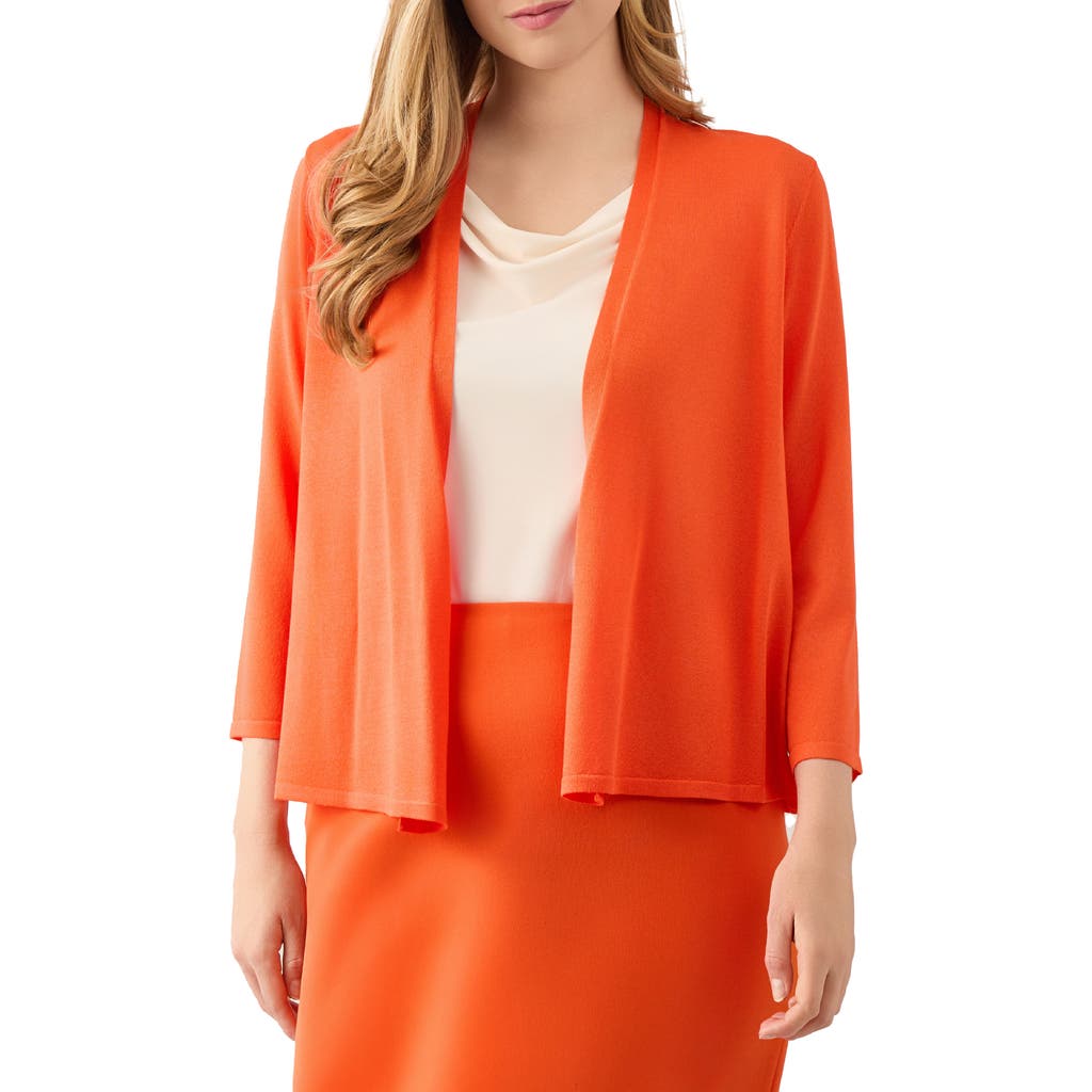Kasper Open Front Cardigan