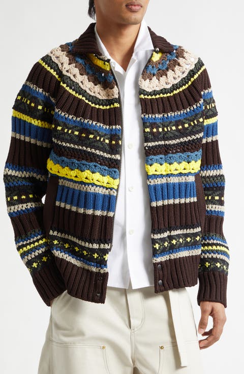 Mix Knit Cardigan