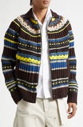 Sacai Mix Knit Cardigan