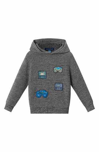 Andy & Evan Kids' Cotton Graphic Sweater Hoodie