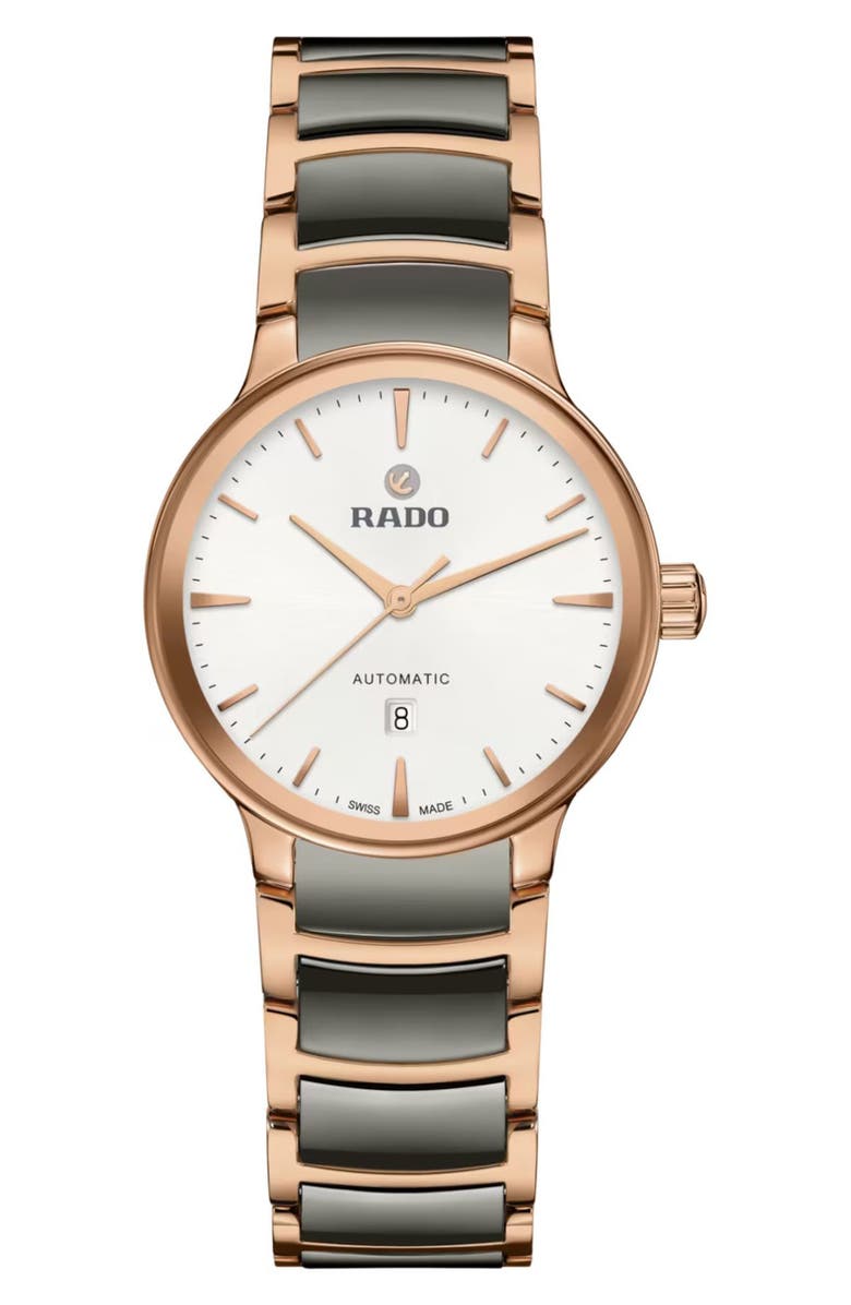 RADO Centrix Automatic Bracelet Watch, 39.5mm, Main, color,