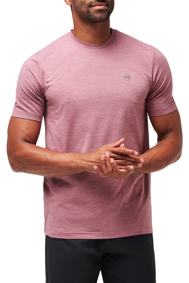Scenic Vista Logo T-Shirt, Main, color, HEATHER ROAN ROUGE