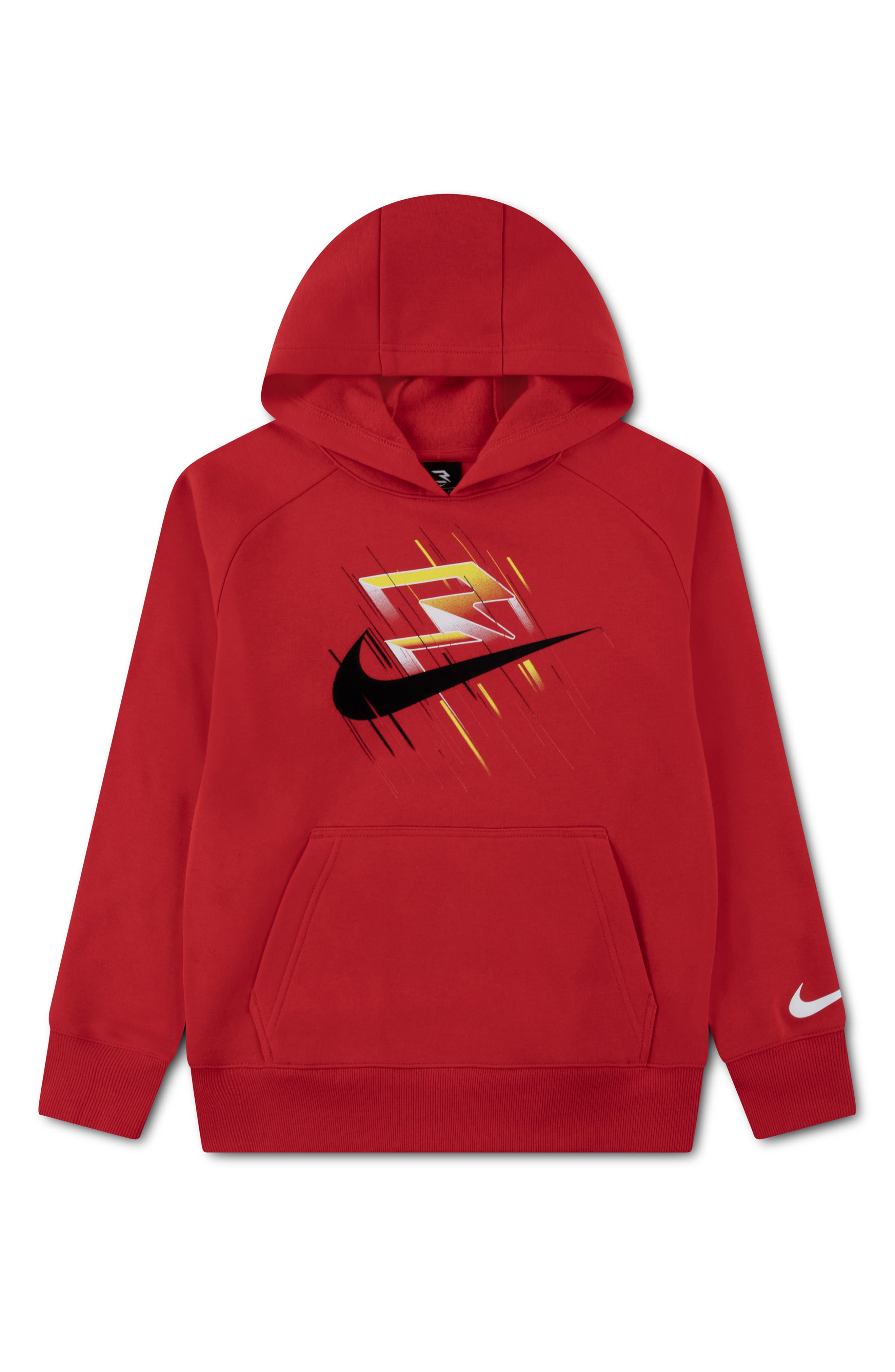 Kids' RWB Shooting Star Icon Graphic Hoodie