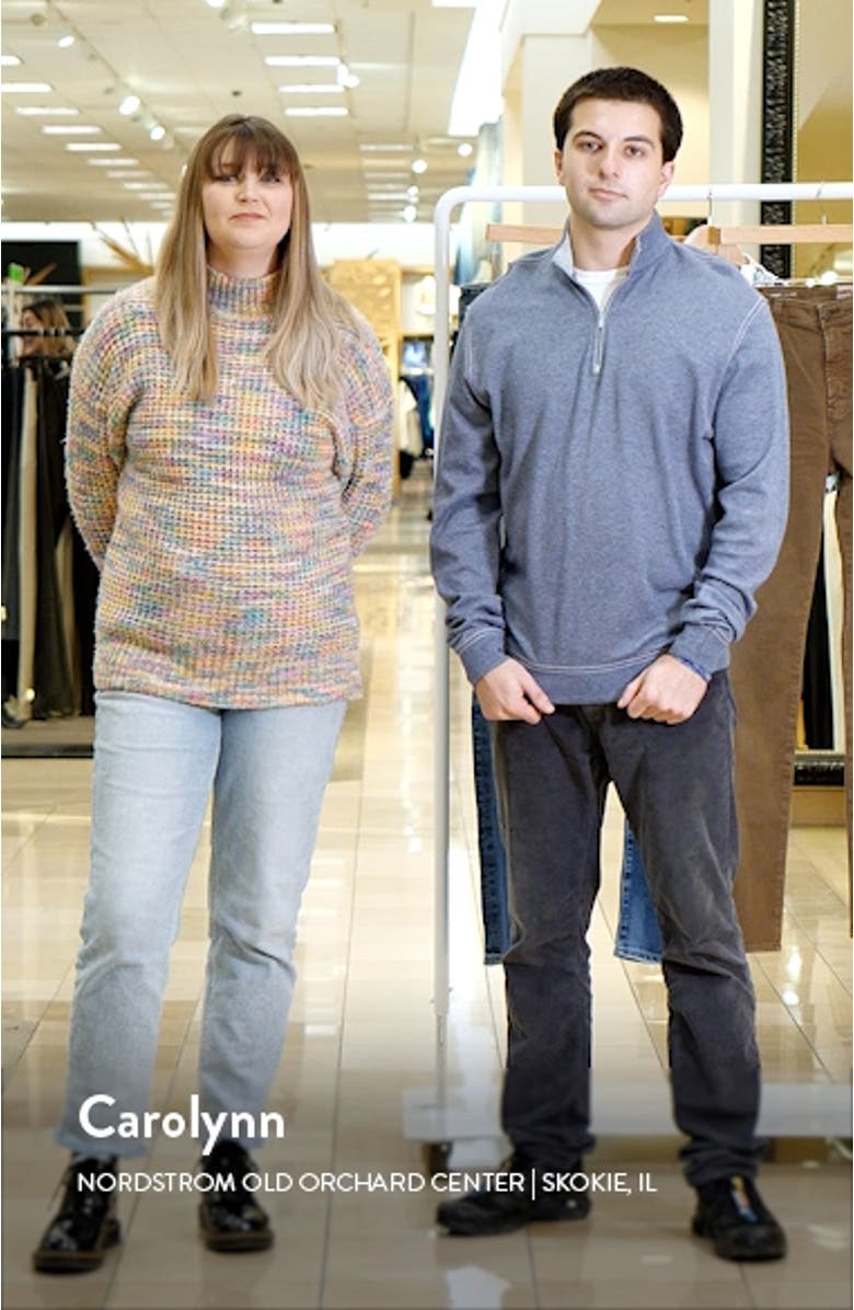 Hanks Heathered Quarter Zip Pullover, sales video thumbnail