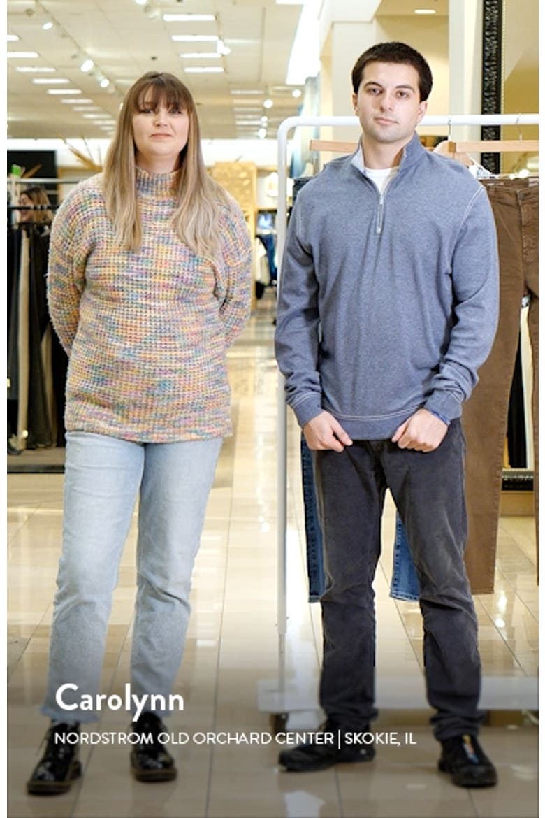 Hanks Heathered Quarter Zip Pullover video