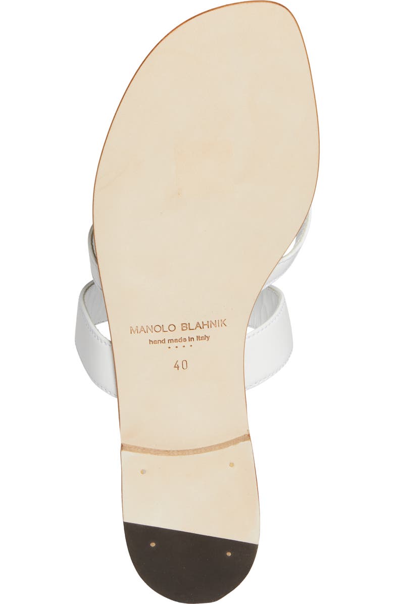Manolo Blahnik Susa Sandal, Alternate, color, White