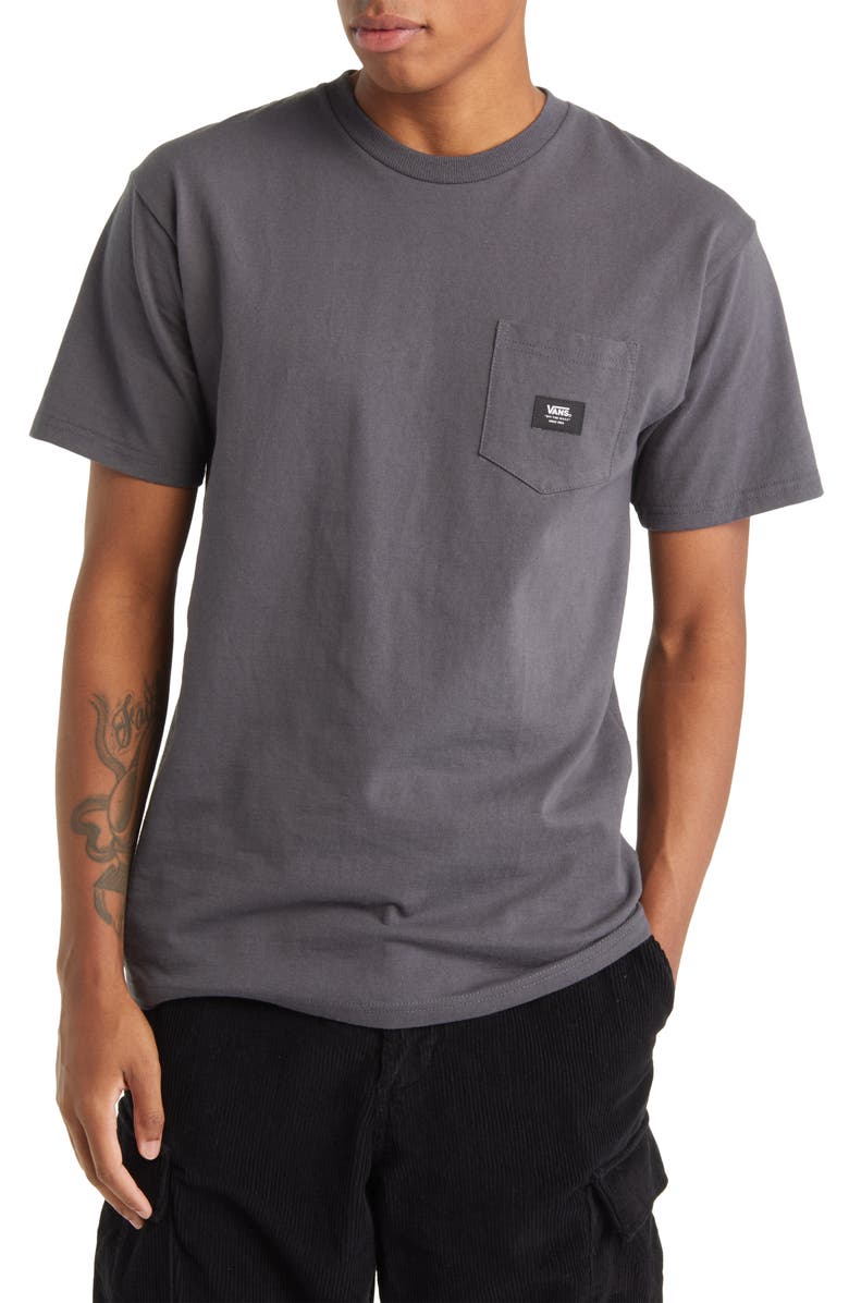 Vans Logo Pocket T-Shirt, Main, color,