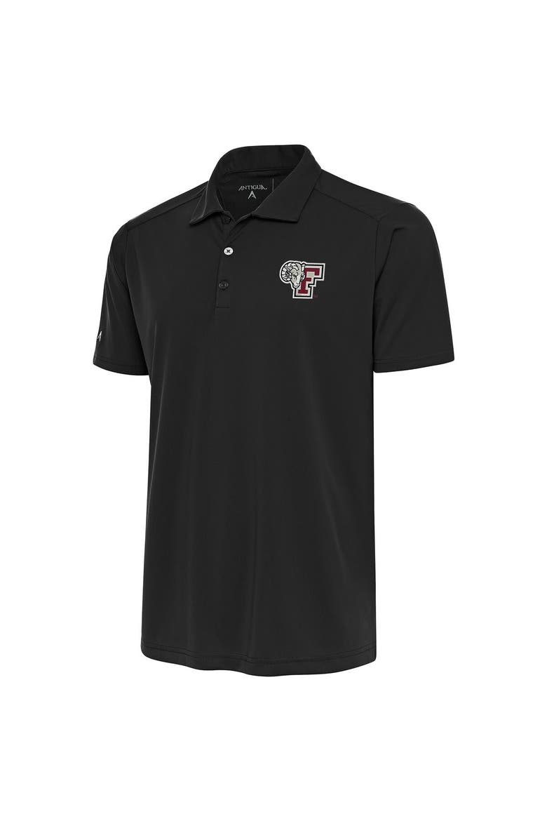Men's Antigua  Charcoal Fordham Rams Tribute Polo, Main, color, Gray