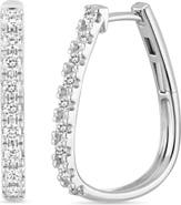 Bony Levy 18K Gold Audrey Diamond Hoop Earrings