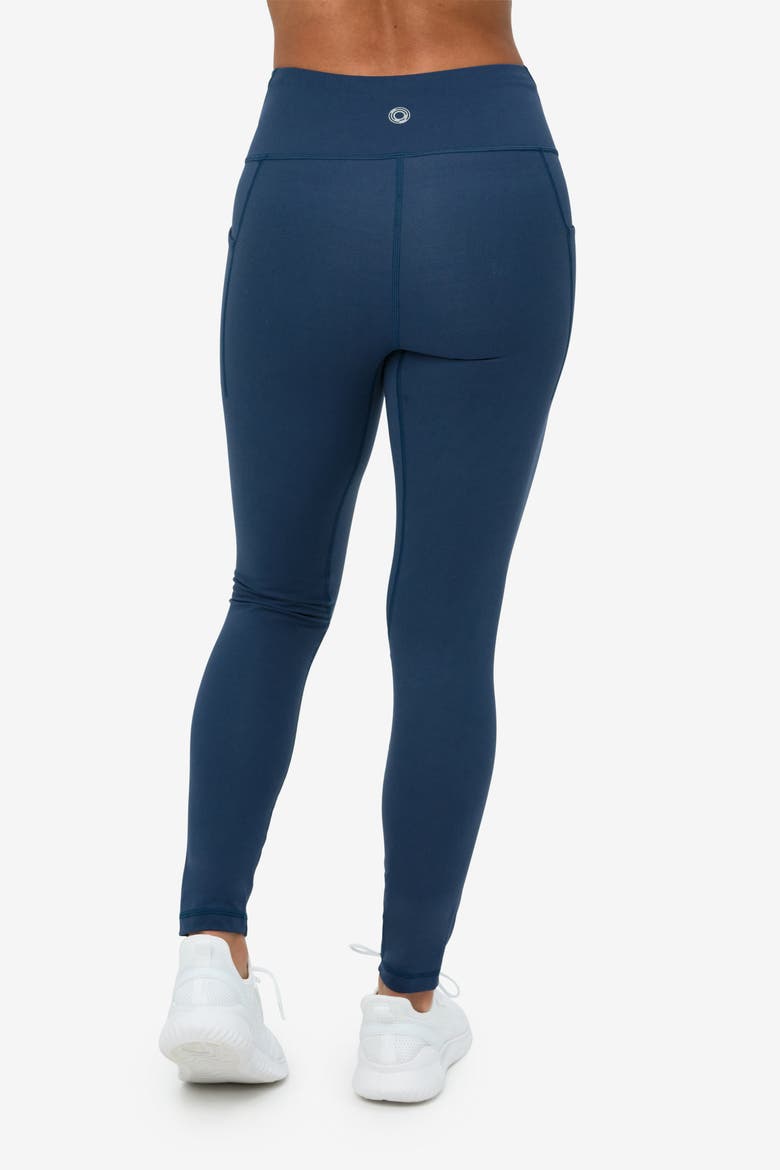 Women's Compression Long Leggings, Alternate, color, Midnight Blue