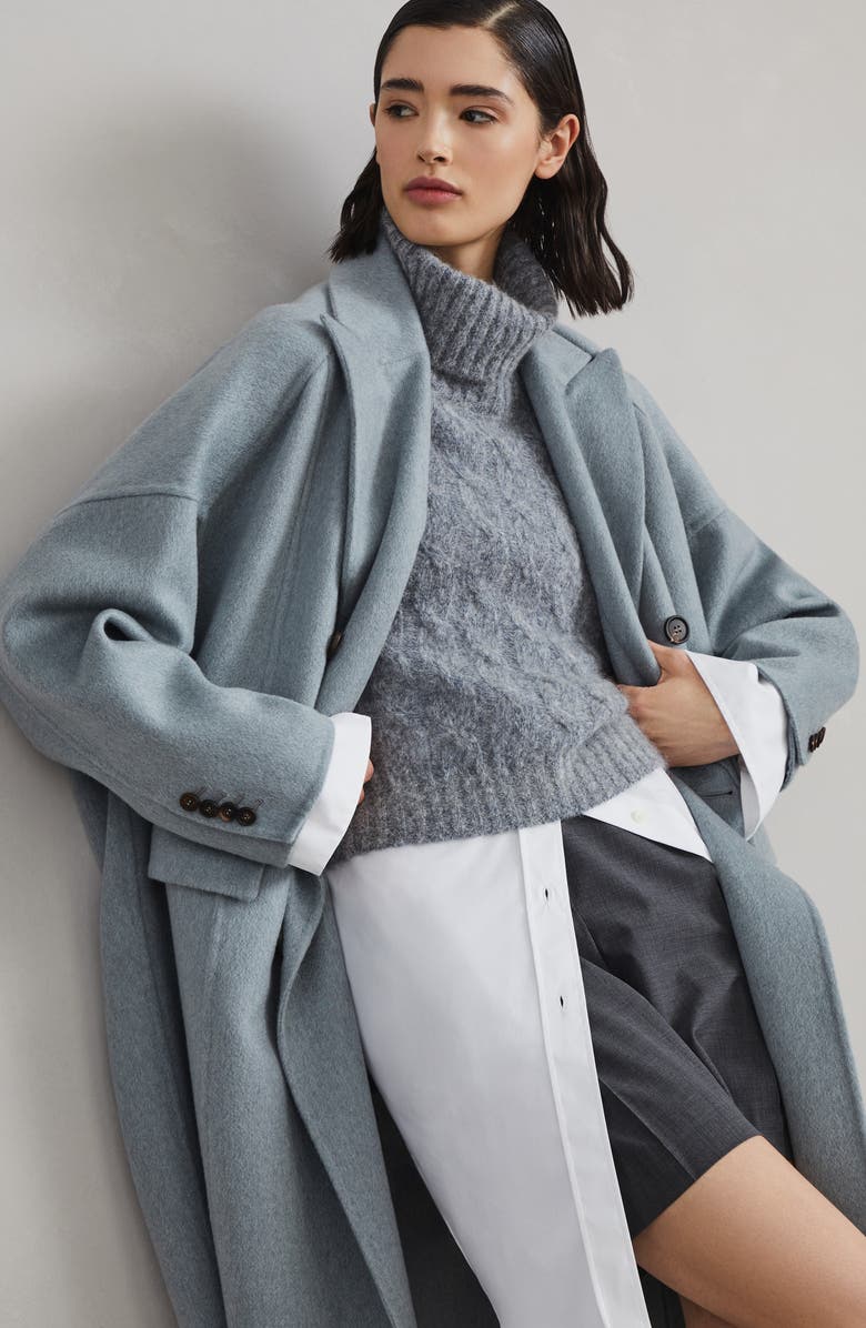 Brunello Cucinelli Handcrafted coat, Alternate, color, 