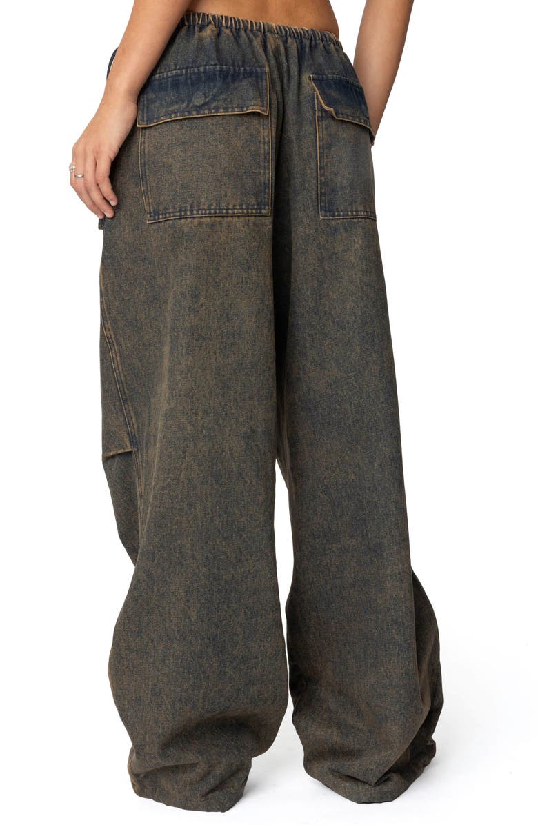 EDIKTED Regine Low Rise Oversize Parachute Jeans, Alternate, color, 