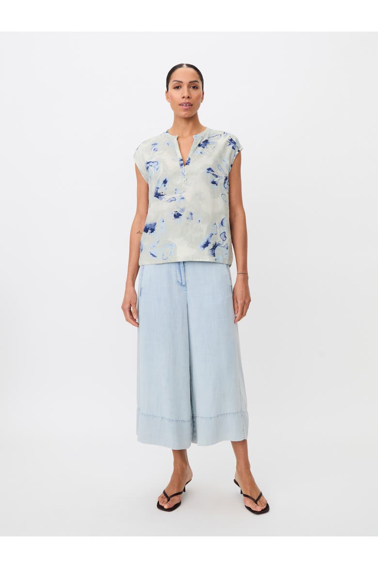 Maportia Denim Wide-Leg Culotte Trouser, Alternate, color, Light Denim
