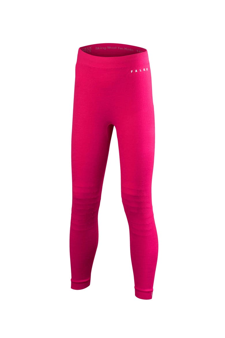 Wool Tech Long Base Layer Bottom, Main, color, Berry