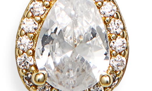 Nordstrom Rack Bezel Set Cubic Zirconia Station Y-necklace In Gold